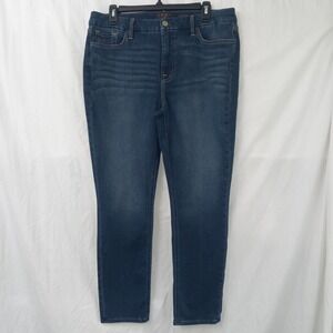 Jen7 by 7 For All Mankind Women's Tuxedo Ankle Skinny Jeans Sz 12, Heritage Blue